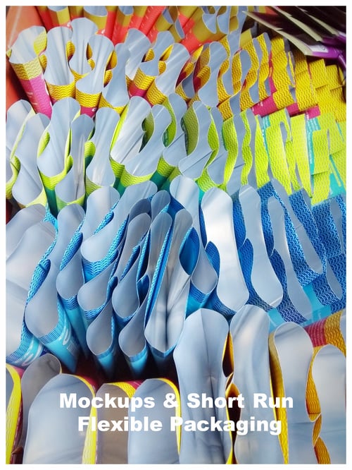 Mockup and short run flexible packaging